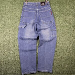 Vintage Polo Ralph Lauren Carpenter Baggy Jeans Mens 31x31 Skater Grunge VTG Y2K